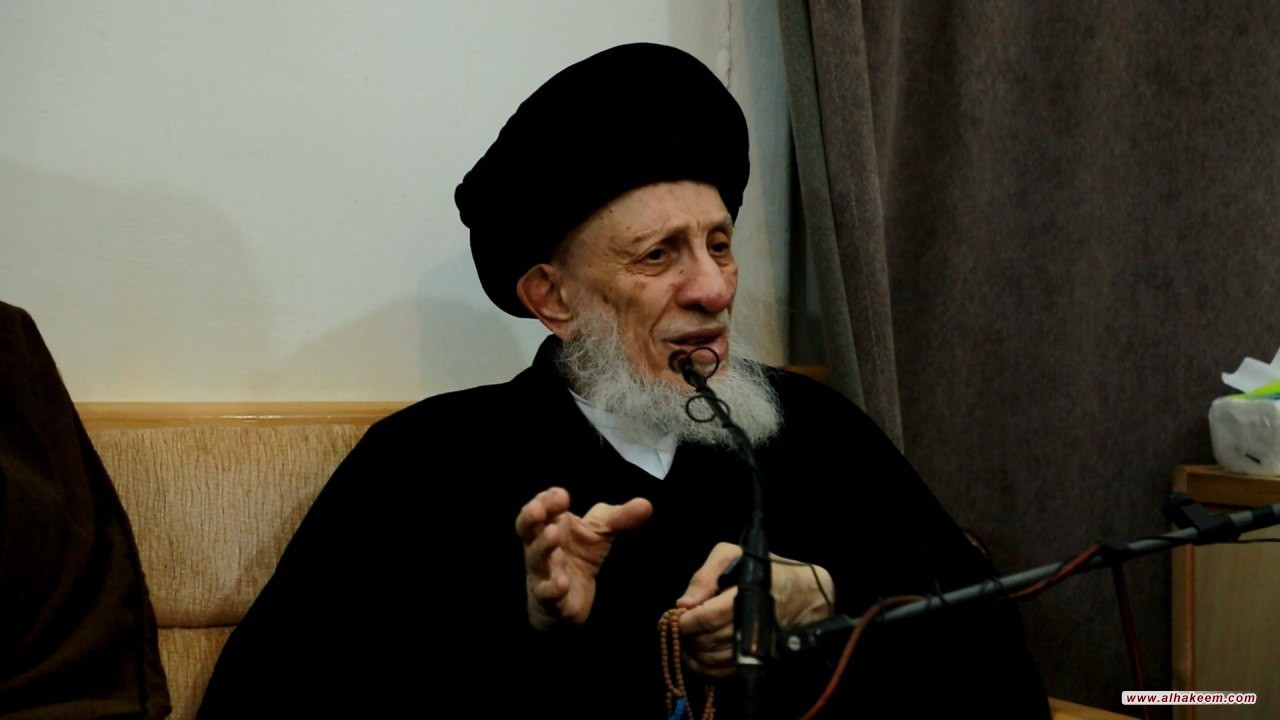 سماحة المرجع الكبير السيد الحكيم (مد ظله) يستقبل مجموعة من أطباء محافظة ذي قار، ويوصيهم بتحمل المسؤولية ومراعاة المرضى بأداء أمانتهم أمام الله سبحانه وتعالى ومهنتهم ومجتمعهم 
