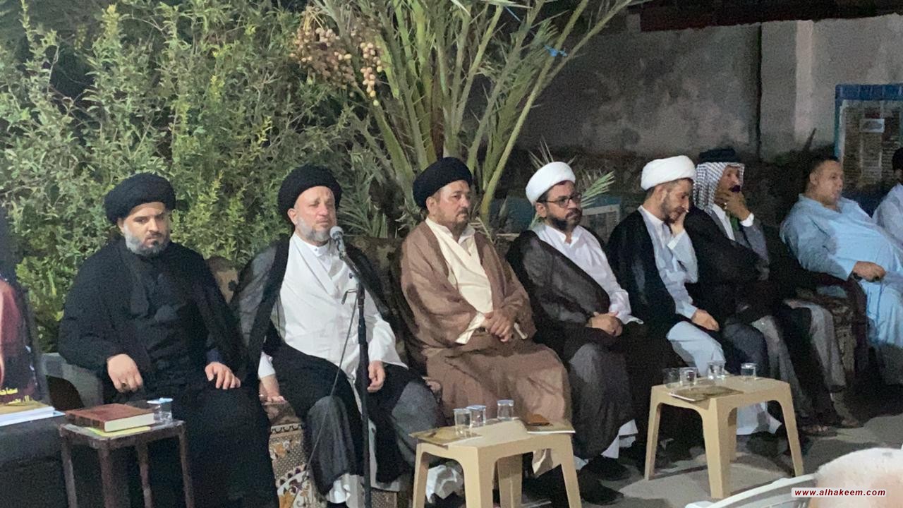 نجل المرجع السيد الحكيم (مد ظله) يشارك المؤمنين في مدينة النعمانية احتفاليتهم بمناسبة عيد الله الاكبر عيد الغدير الأغر
