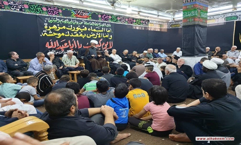 دفتر مرجع عالی قدر حضرت آیت الله سید محمد سعید حکیم (مدظله) سالروز شهادت حضرت سید الشهداء امام حسین (علیه السلام) را در محله «امین»  در شهر دمشق پایتخت سوریه  وهمچنین در شهرک زینبیه گرامی داشت. 