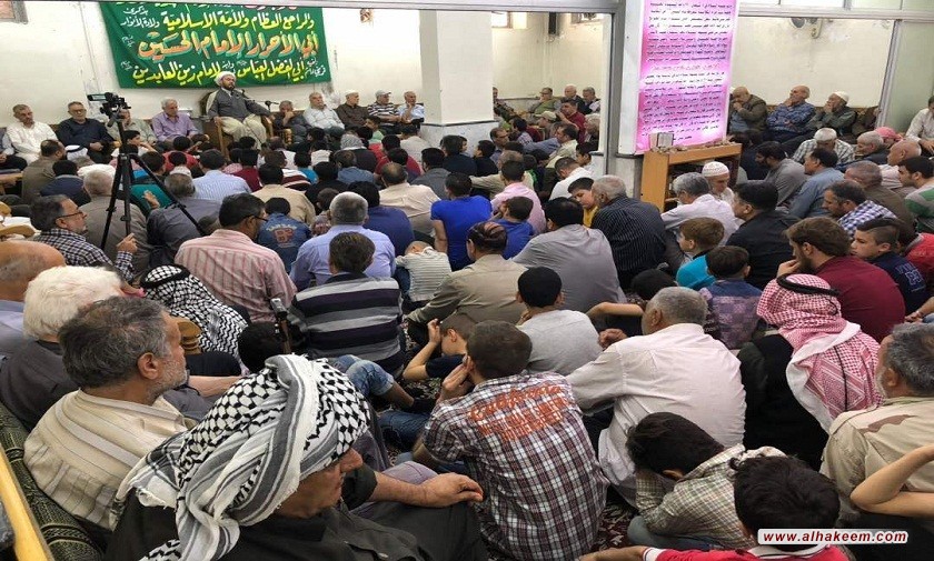 برگزاری جشن تولد وحضرت امام حسین (علیه السلام)، حضرت ابالفضل العباس (علیه السلام)  وحضرت امام سجاد (علیه السلام) در منطقه السیده دمشق