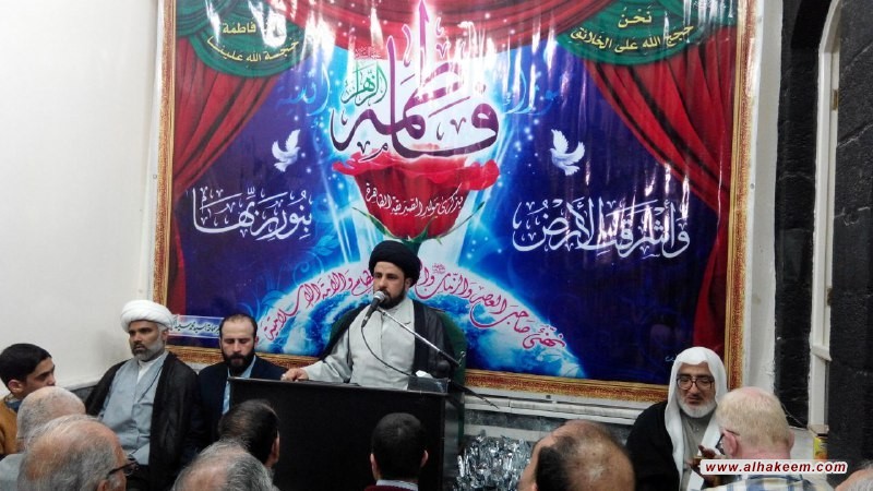 برپایی مراسم ولادت حضرت فاطمه زهراء علیها السلام در شهرک الامین دمشق