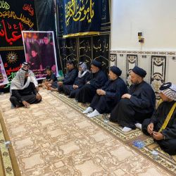 وفد مكتب سماحة المرجع السيد الحكيم يحضر مجلس فاتحة الأطفال الأربعة وزيارة منزل والدهم في مدينة البصرة