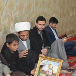 شرکت دفتر در مجلس عزاداری جمعی از بازماندگان شهدای منطقه " مطیبیجه " در شرق سامرا از استان واسط 