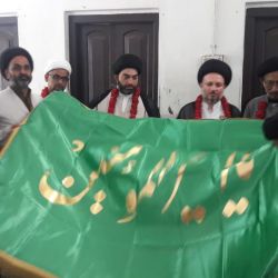 دیدار نماینده مرجع عالی قدر حضرت آیت الله سید محمد سعید حکیم (مدظله) با استادان و طلاب دانشگاه علوم دینی «ناظمیه» در شهر «لکنو» در هندوستان 