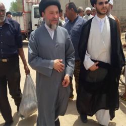 بازدید سید ریاض حکیم از مناطق سیل زده استان خوزستان